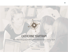 Tablet Screenshot of catherinebartram.com